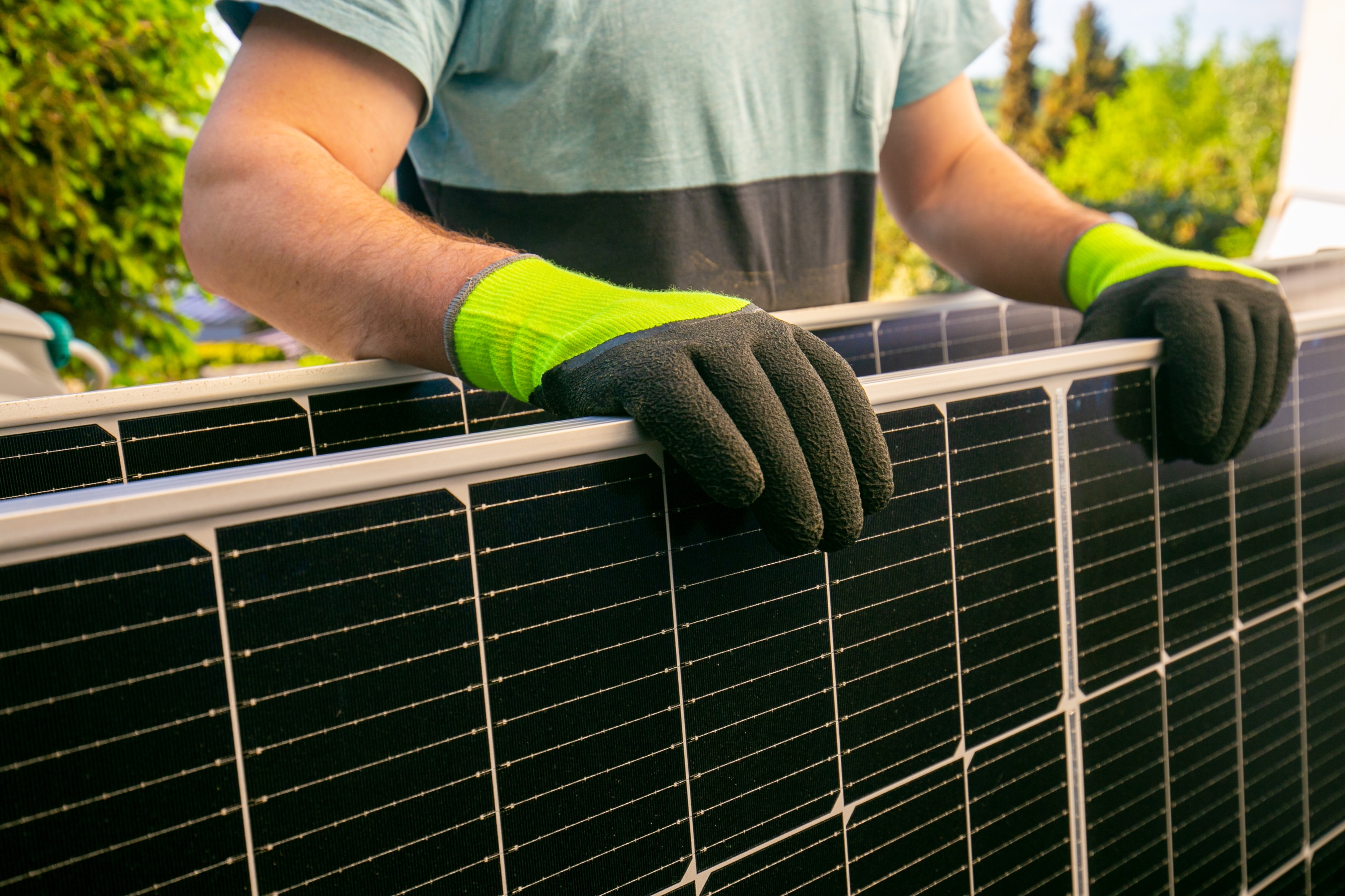 zonnepanelen op balkon